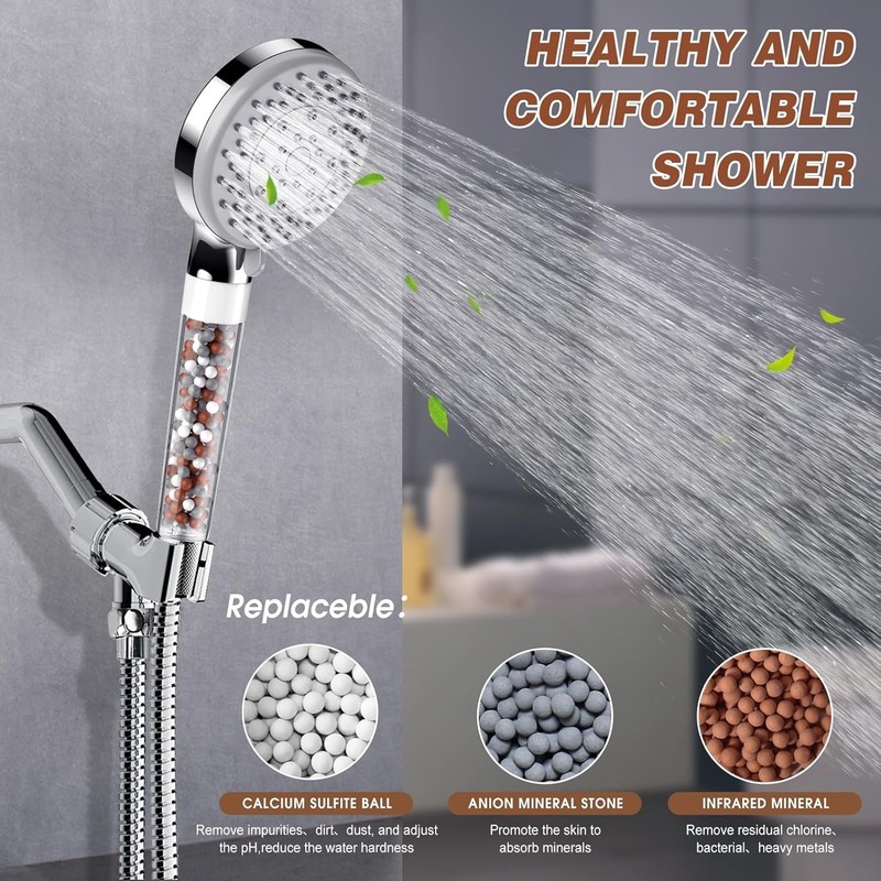 Filtered Shower Head with Handheld, for Bathroom & Spa Use | Easy Installation,n gallery