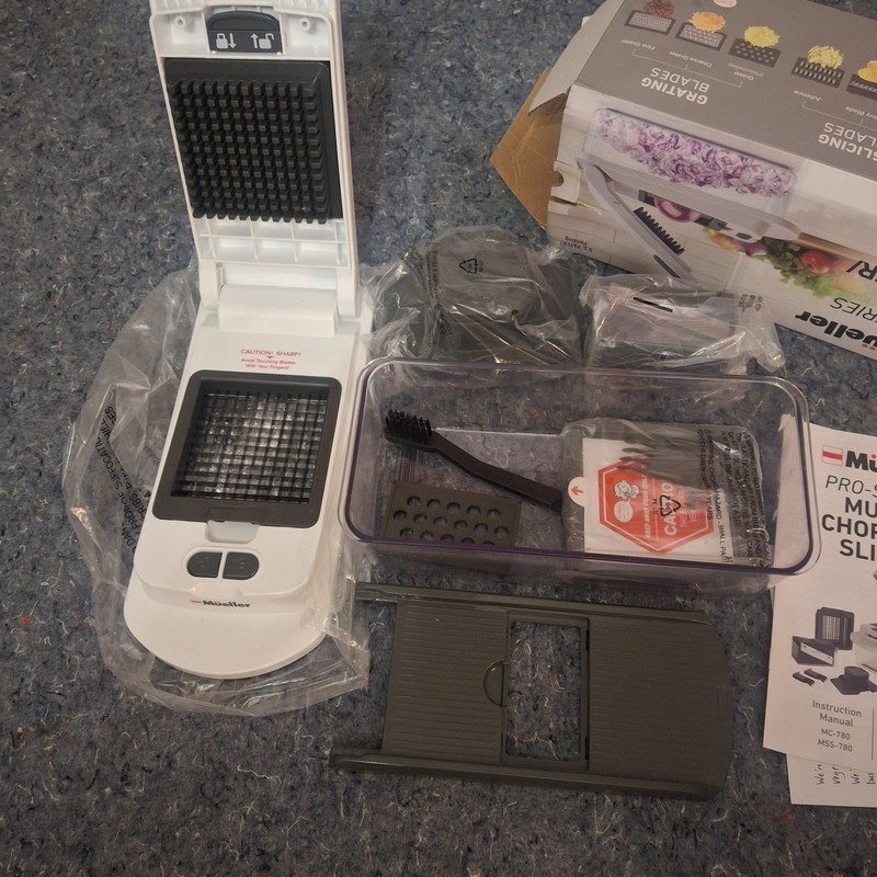 Mueller Pro-Series Multi Chopper Slicer MC-780 White Dicer Julienne Grater gallery