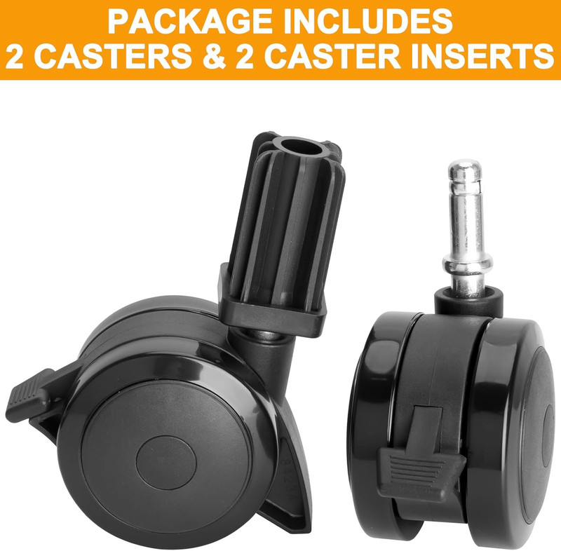 70360 Locking Caster Wheels w Insert for Weber Genesis 300 Grill 310 320 330 420 gallery