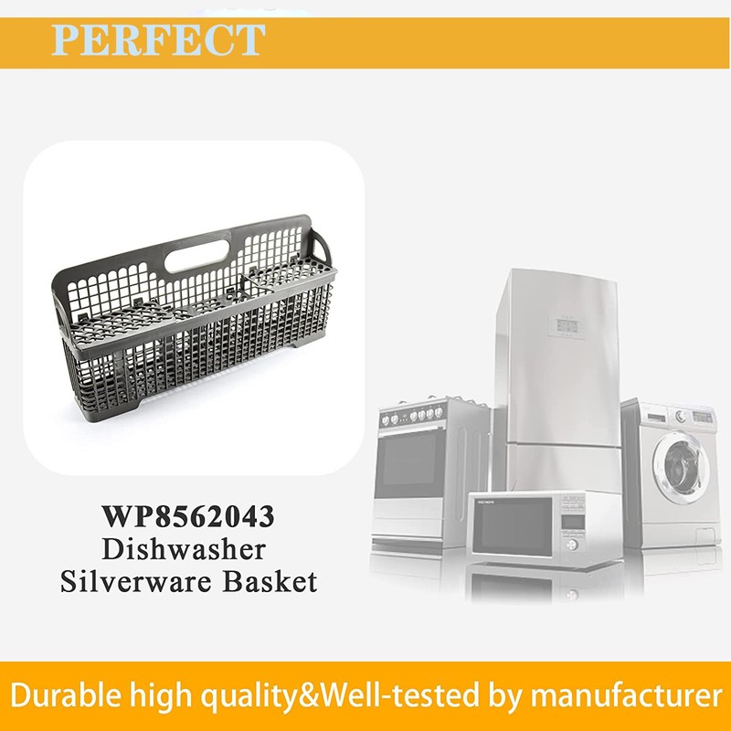 Whirlpool WP8531233 KitchenAid Dishwasher Silverware Basket Replaces 8562043 gallery