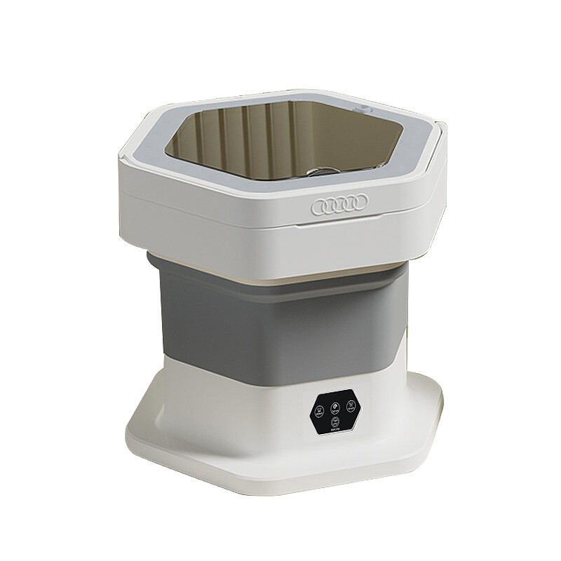 Portable Washing Machine Mini Washer Foldable Washer Spin Dryer Small Travel 8L gallery