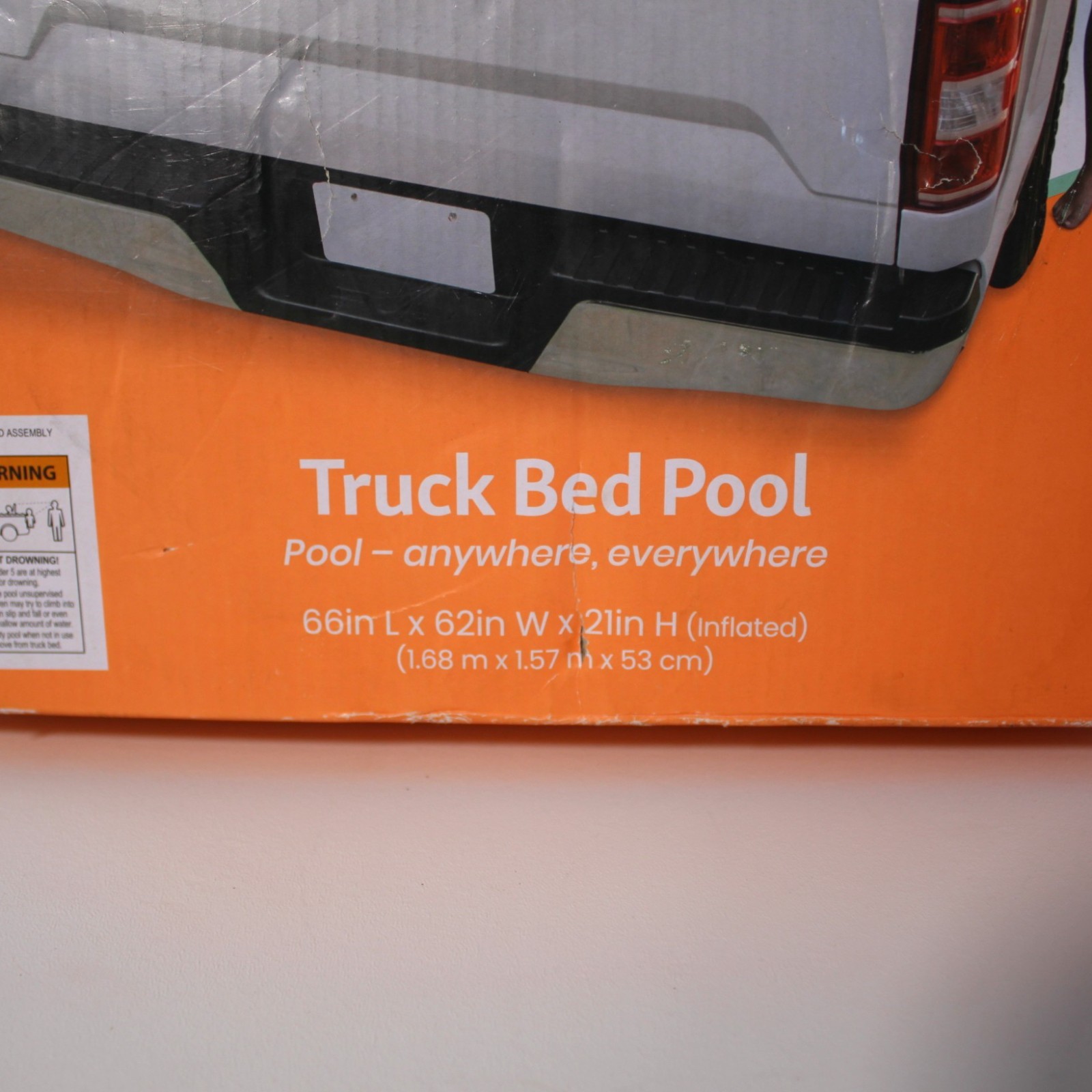 Funsicle Inflatable Truck Bed Swimming Pool Measures 66" x 62" x 21" Summer Fun gallery