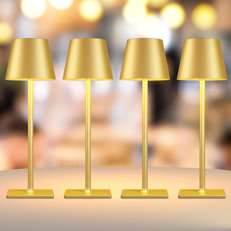 4 Pack Rechargeable Cordless Led Table Lamps,Cordless Lamp with 6000Mah Battery gallery