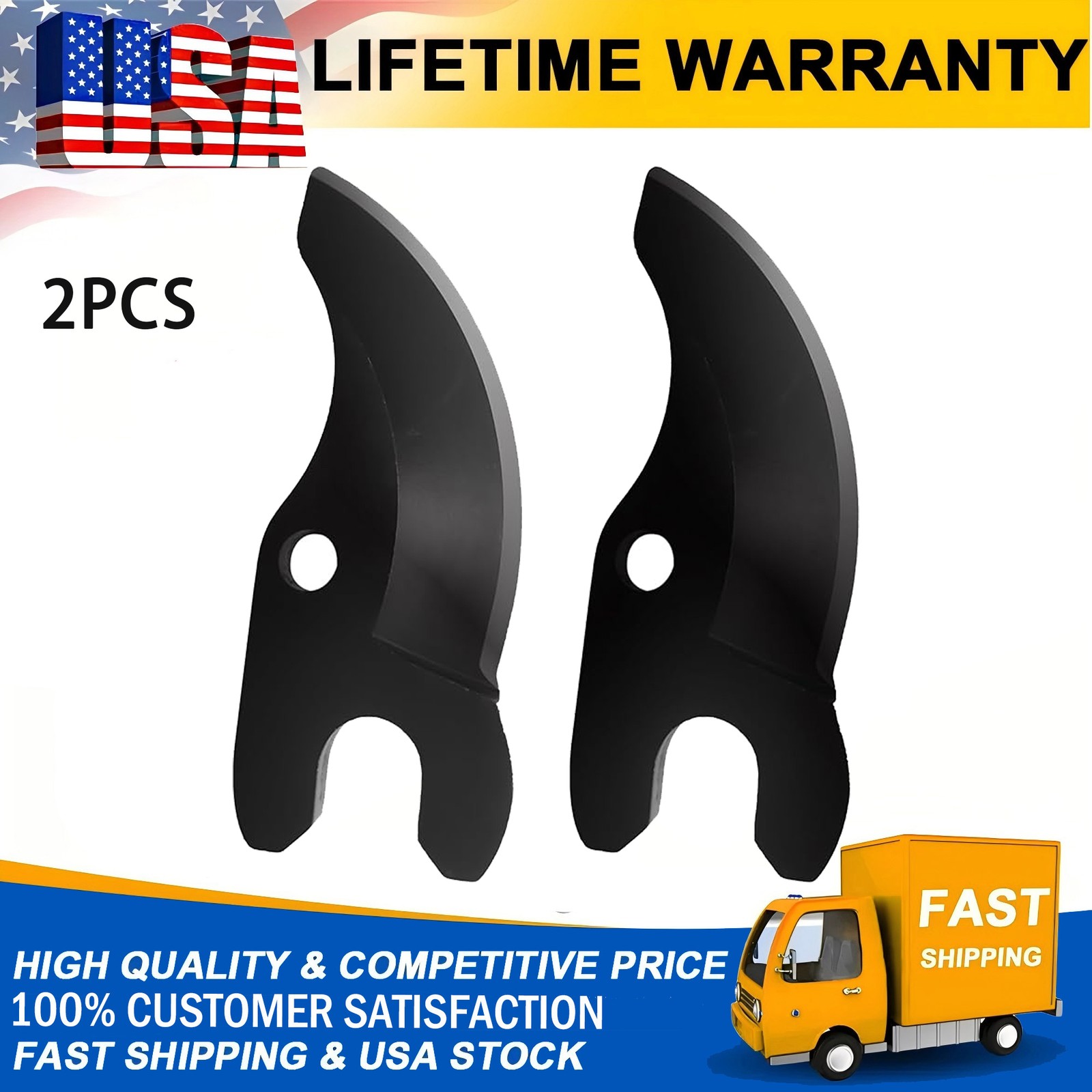 2PCS Replacement Pruner Blades For Dewalt 20V MAX Cordless DCPR320B DCPR320D1 gallery