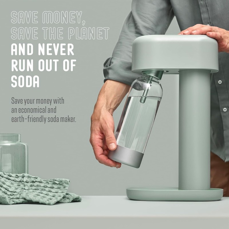 Ruby 2 Soda Maker - 1L Capacity, Manual and Silent Operation gallery