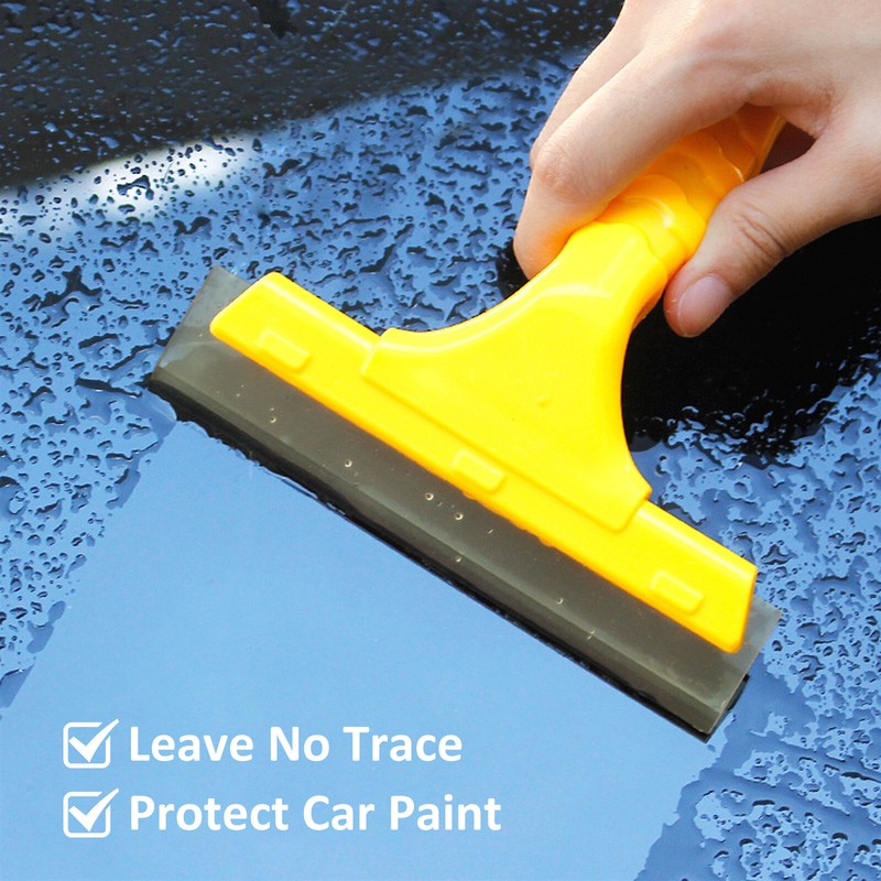 2X Window Squeegee Shower Cleaner Car Home Glass Wash Water Wiper Silicone Blade gallery