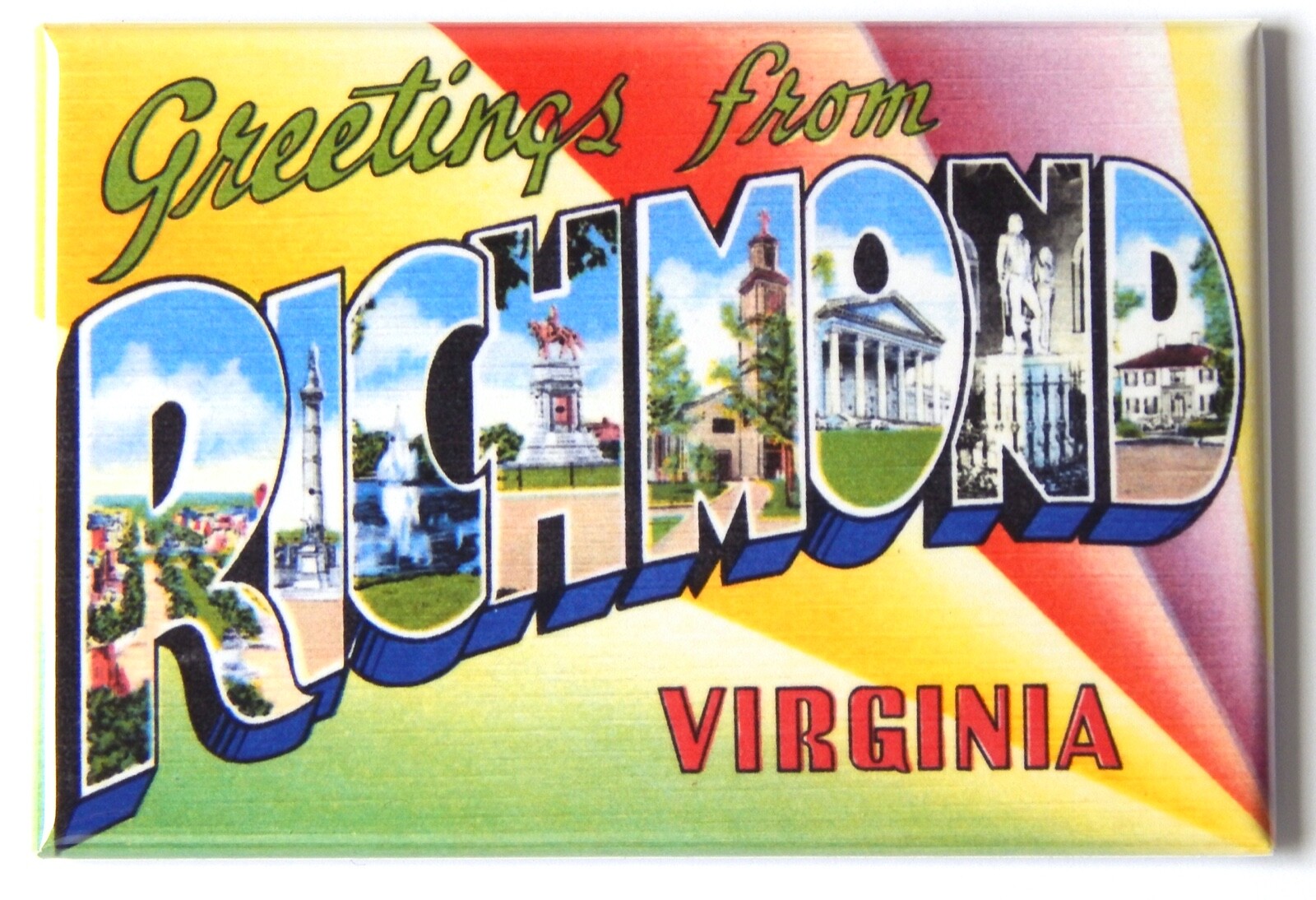 Greetings from Richmond Virginia FRIDGE MAGNET travel souvenir "style B" gallery