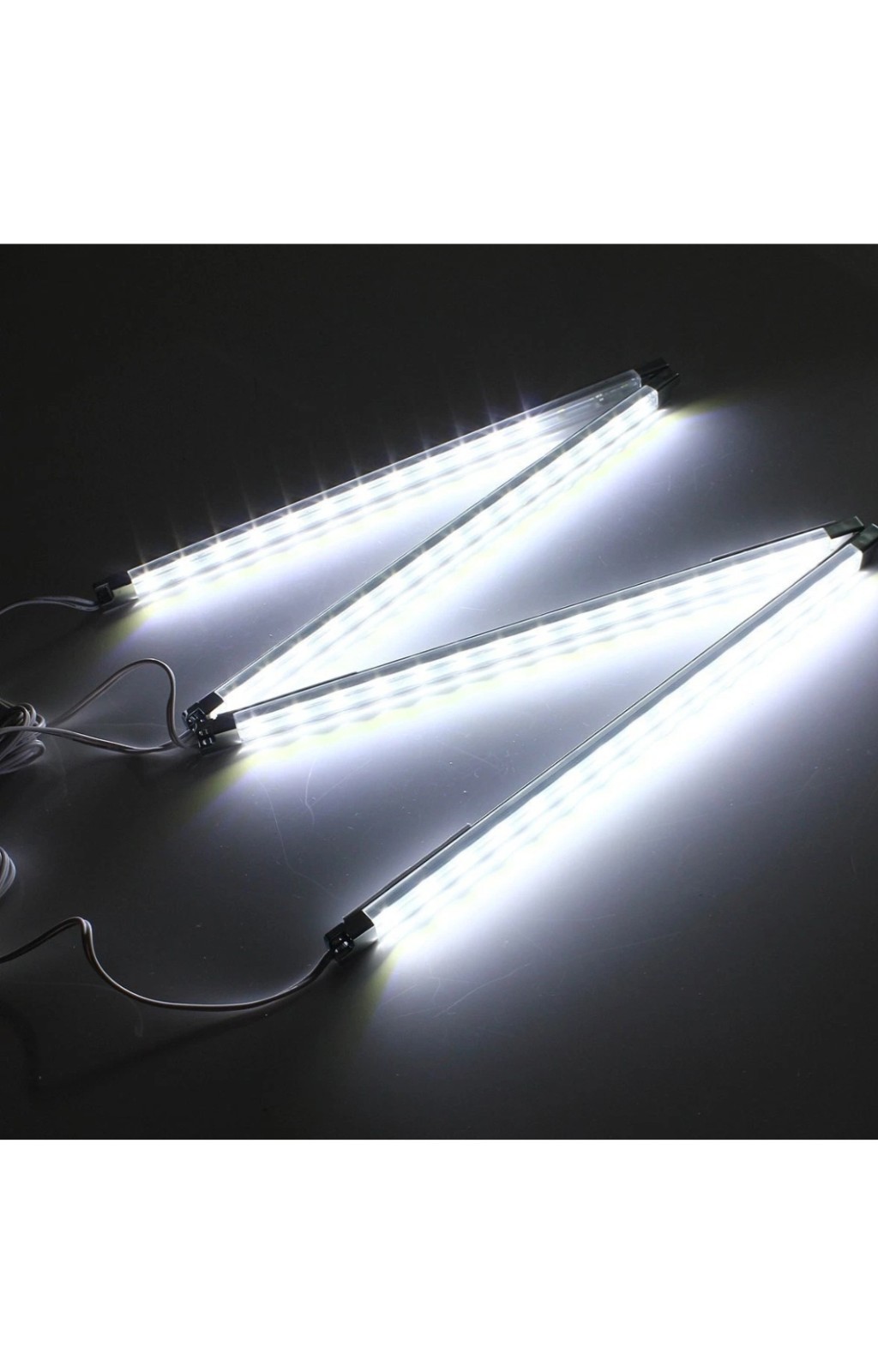 LED Display Lights, (4) Strip Light Bars for Case 12 inch, Cool White gallery