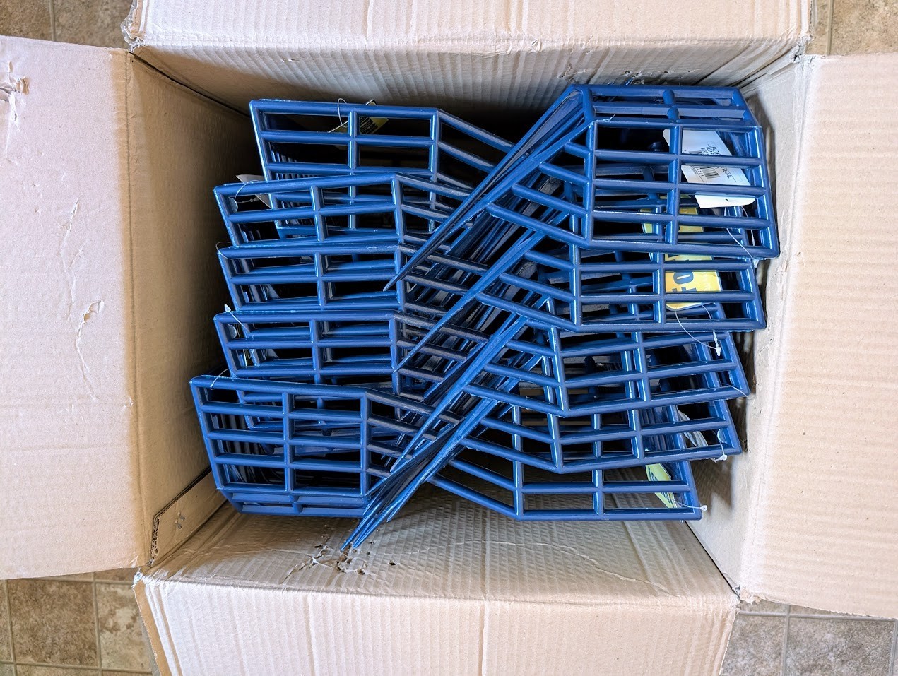 HORSE MANURE BASKET STABLE FORK REPLACENENT HEADS FOR 1" DIA. HANDLE, TEN TOTAL gallery