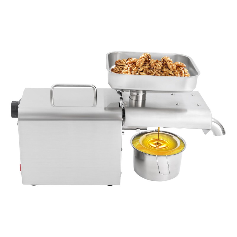 Automatic Electric Oil Press Machine Hot & Cold Electric Oil Press Machine 110V gallery
