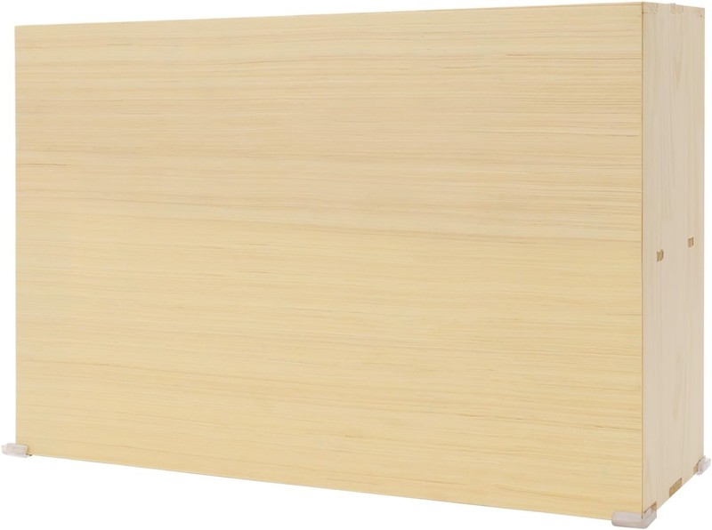 Solid Wood Bookcase 6-Cube Shelf, Convertible Vertical/Horizontal Storage Unit, gallery