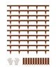 VEVOR Steel Landscape Edging 10 Packs 40x4.5in Weather-Resistant Garden Edging gallery