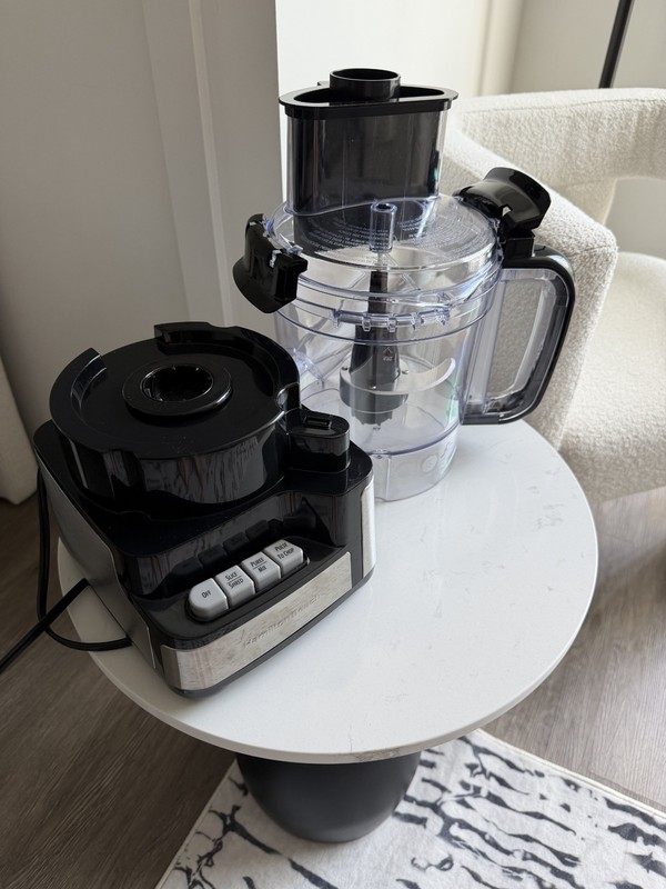 Hamilton Beach Stack & Snap Food Processor, 12 Cup Capacity, Black & Stainless gallery