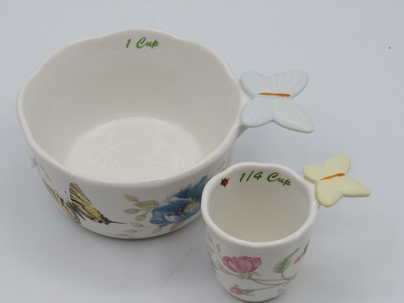 Lenox Butterfly Meadow Measuring Cup Set of 4 New in Box gallery
