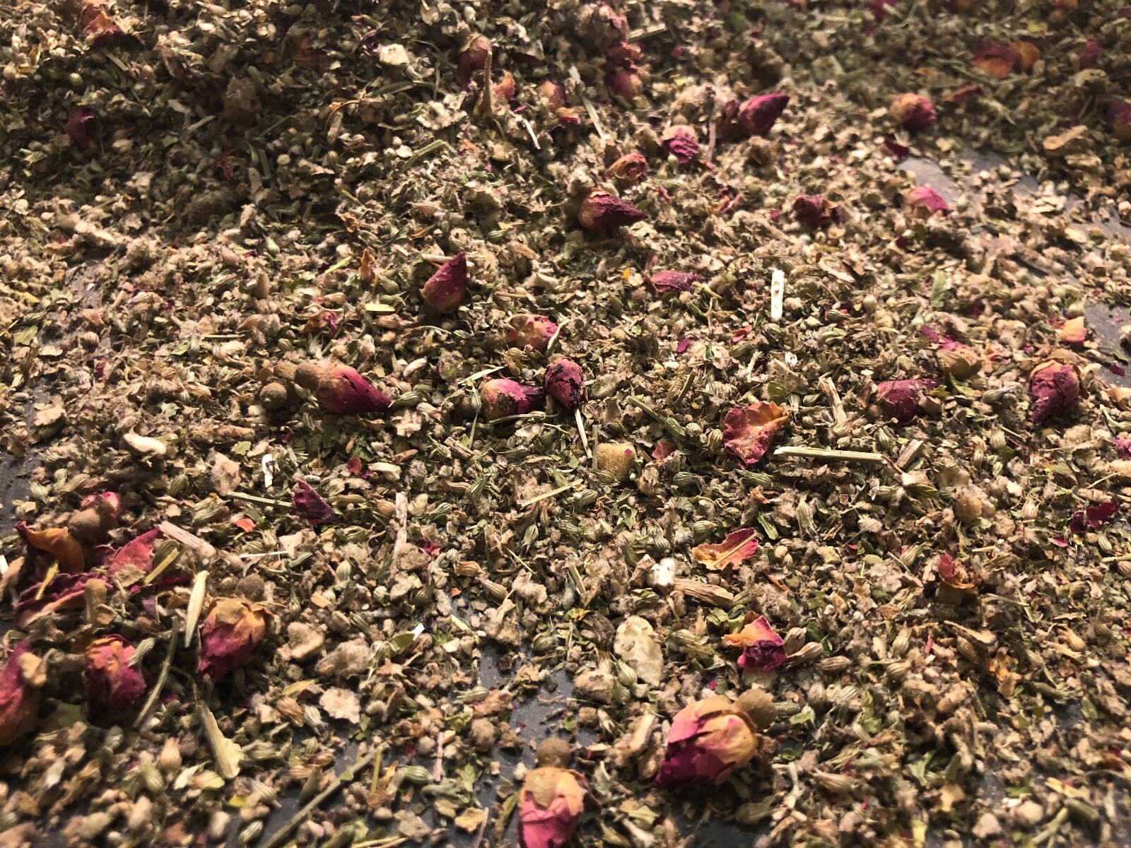 No.42 Mix - Organic Mullein Catnip Leaf Flower Rose Skullcap Lobelia - 2 Ounce's gallery