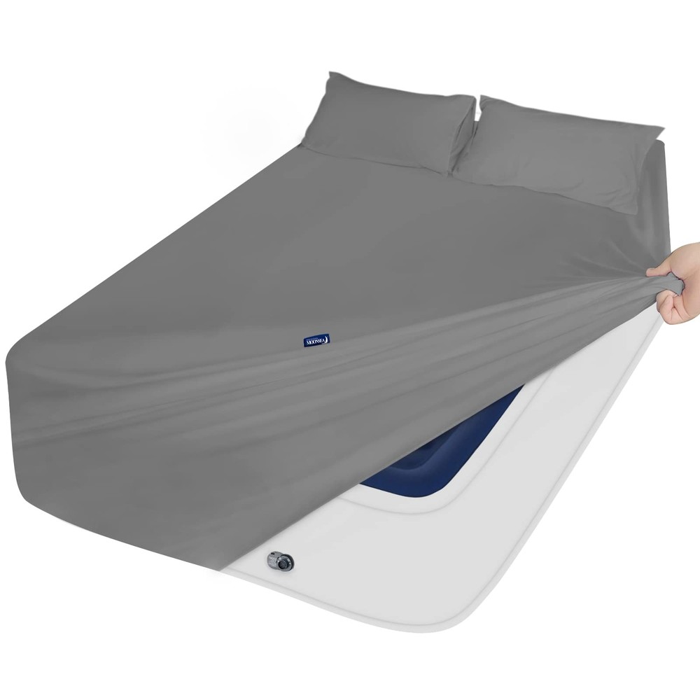 Moonsea Extra Deep Pocket Queen Sheet Sets for Air Mattress - Deep Pocket She...