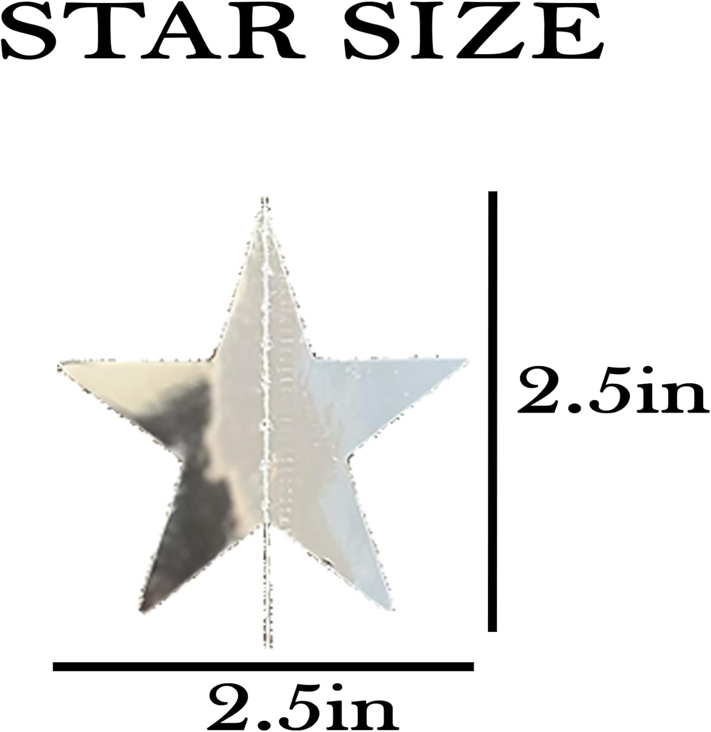 80ft Silver Star Garland 10 Strings Graduation New Years Party Decorations gallery