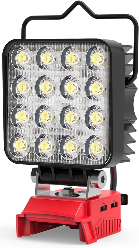 LED Work Light 48W Cordless Battery Powered 4800 Lumens for Outdoor and Indus... gallery