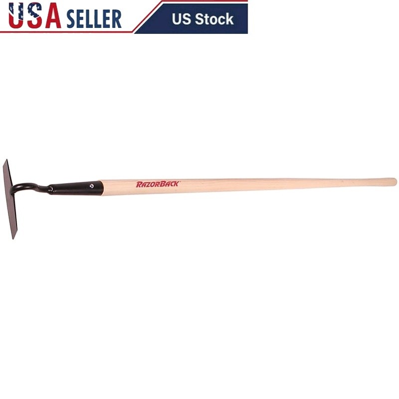 Razor-Back Beet Hoe Long Handle Steel Garden Tool Hardwood Gardening Equip New gallery