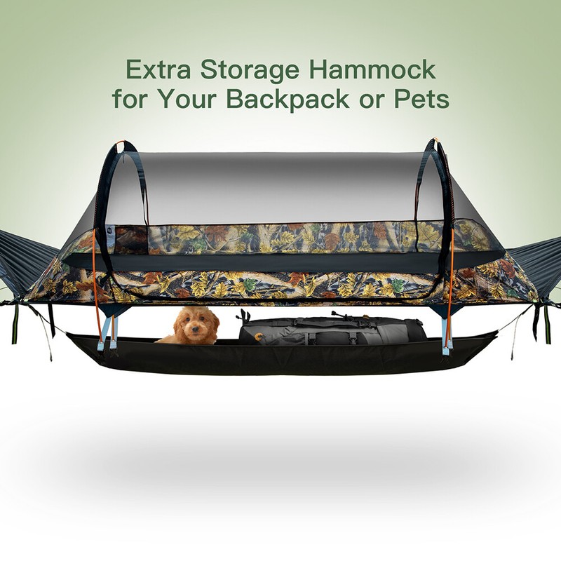 Camping Hammock, Portable Flat Lay Hammocks for 1 Person Backpacking Hiking gallery