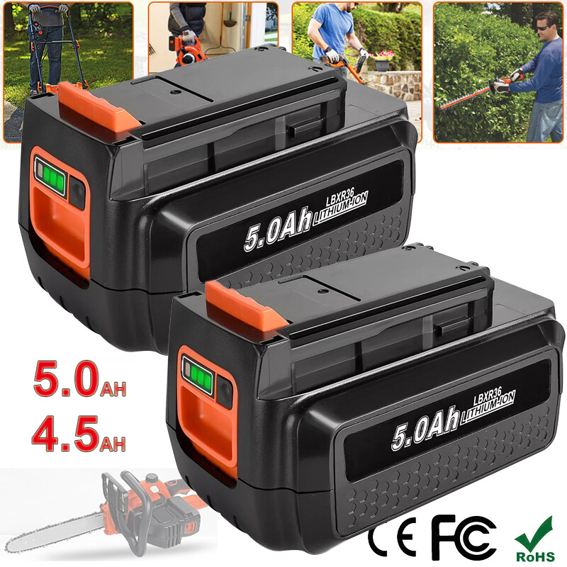LBX36 40V 36V Lithium Ion Battery 5.0Ah for Black & Decker 40Volt LBXR36 LBX2040 gallery