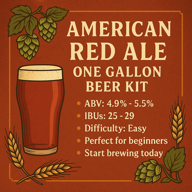 Brewers Best American Red Ale One Gallon Beer Kit gallery