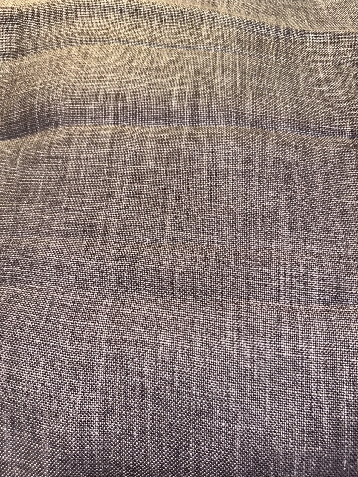 POTTERY BARN LIBECO BELGIAN FLAX LINEN PILLOW COVER 24" SQ ~ FIG gallery