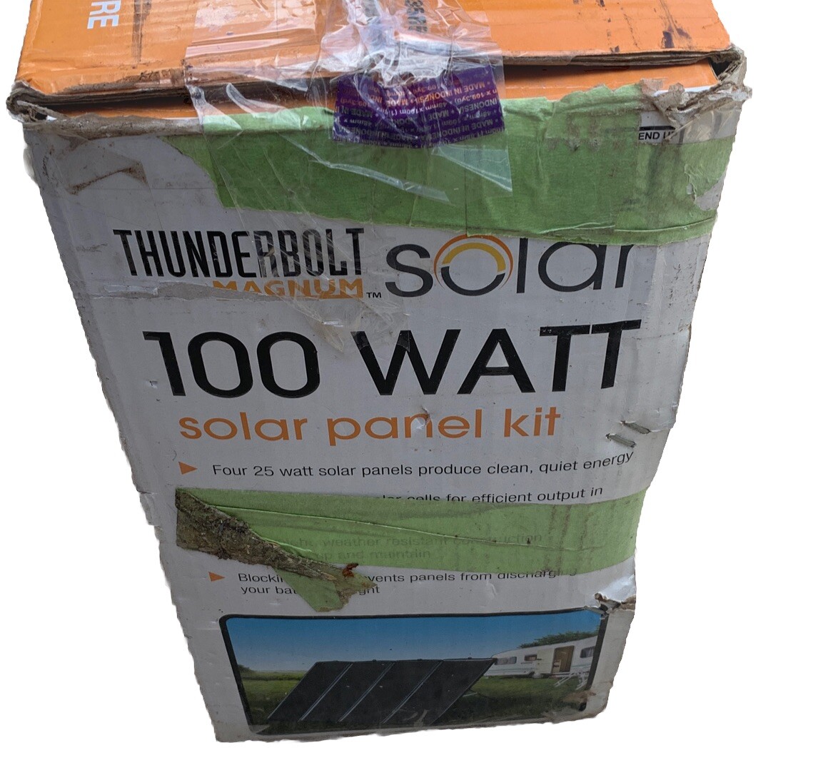 Solar Panel Kit Thunder Bolt SOLAR 100 Watt Amorphous gallery