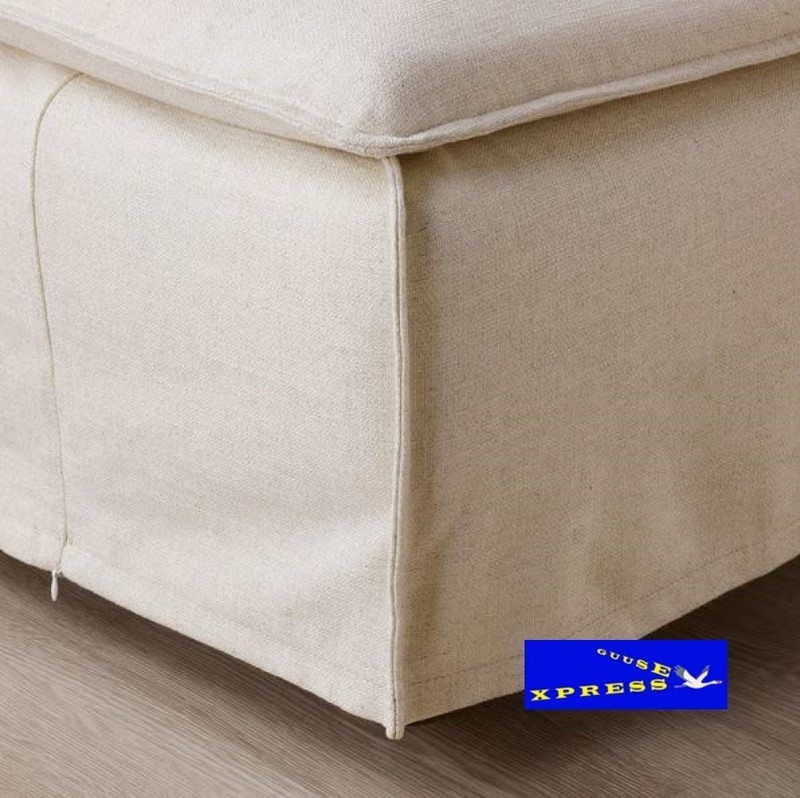 NEW IKEA SODERHAMN GRANSEL NATURAL SOFA SECTION SLIPCOVER COVER 305.190.72 gallery