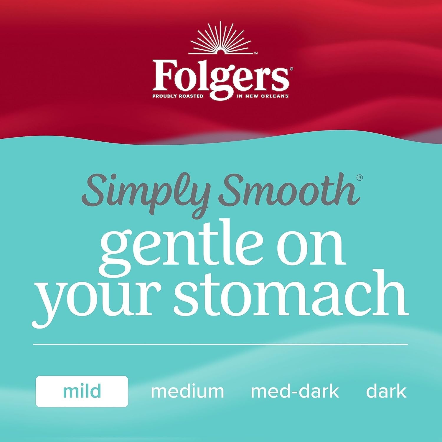 Folgers Simply Smooth Mild Roast Ground Coffee 23oz Canister BB 02/2027 gallery