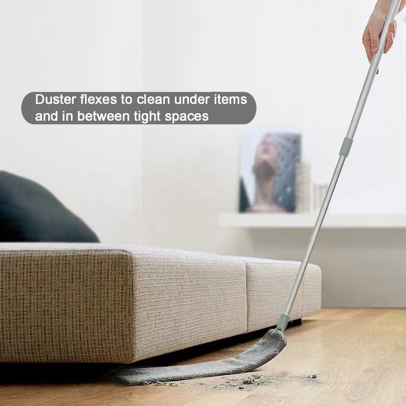 Extendable Microfiber Duster 40-55in for Effortless Under Appliance Cleaning gallery