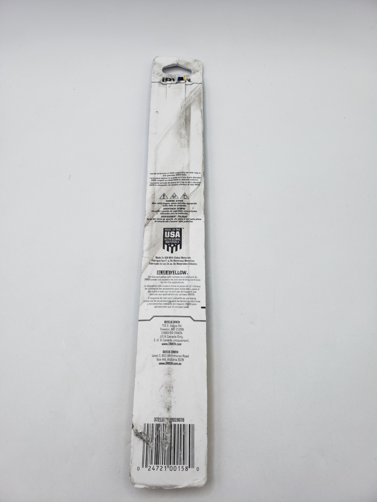 Irwin Tools 372110P5 Reciprocating Saw Blade 12-Inch 10/14TPI, 5 Pack gallery