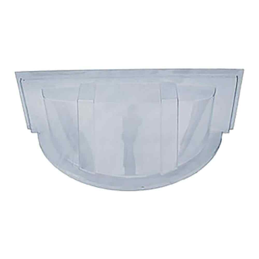 Window Well Cover recycled PETG Plastic Economy round Bubble 39 X 17 X 15 In. gallery