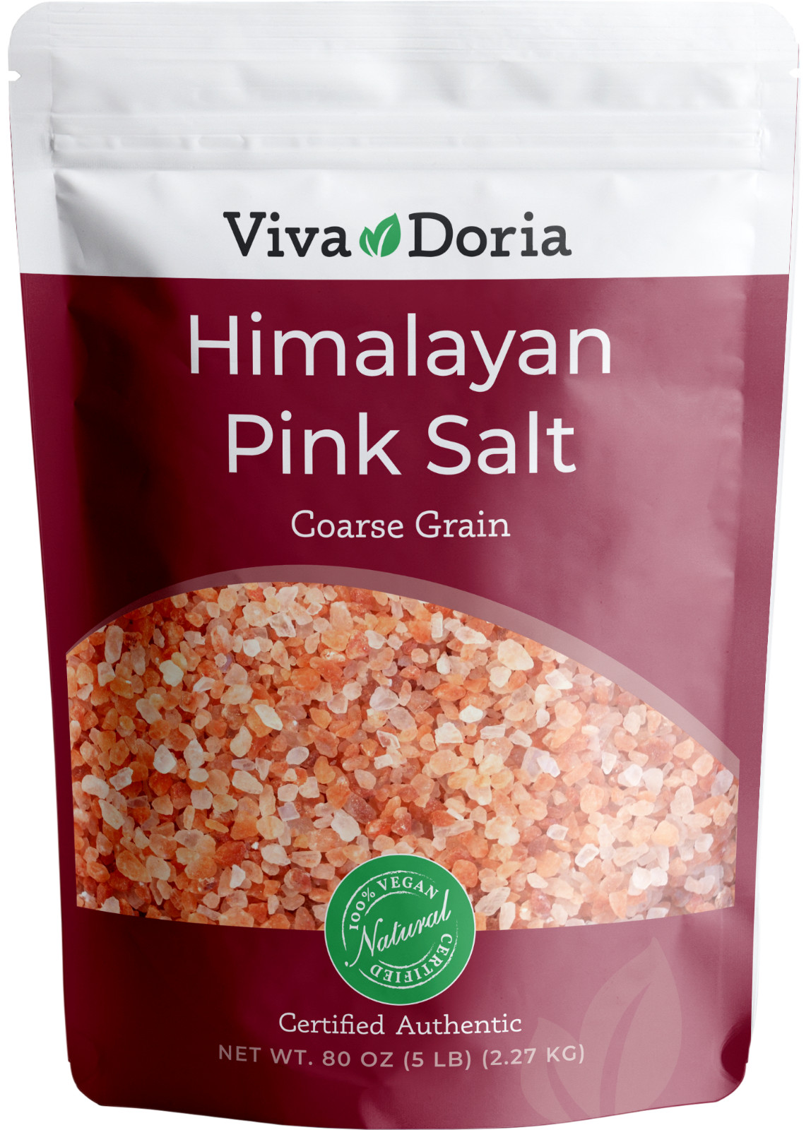 Viva Doria Himalayan Pink Salt, Crystal Salt - Coarse Grain, 5 lb (2.2 kg) gallery