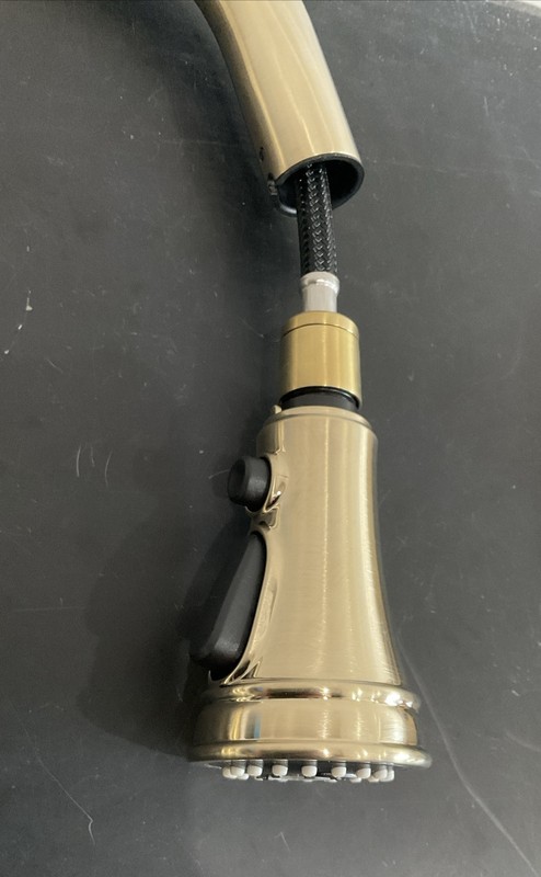 Kitchen Faucet Pull Down Satin Brass Huntington Brass K1930016-MYJ Y5 gallery