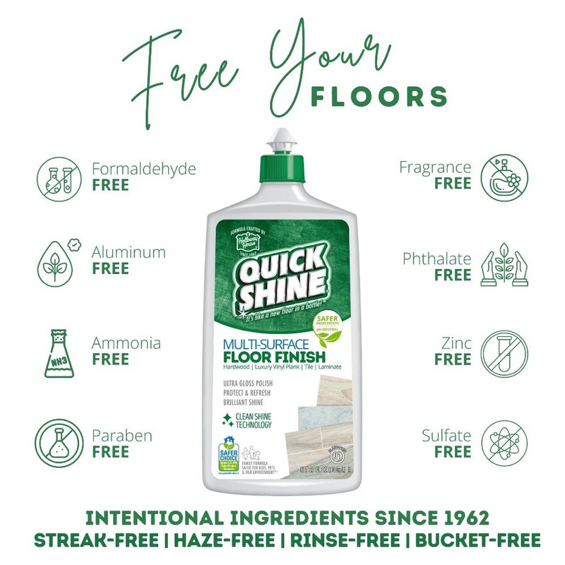 Quick Shine Multi-Surface Floor Finish, 27 fl oz gallery
