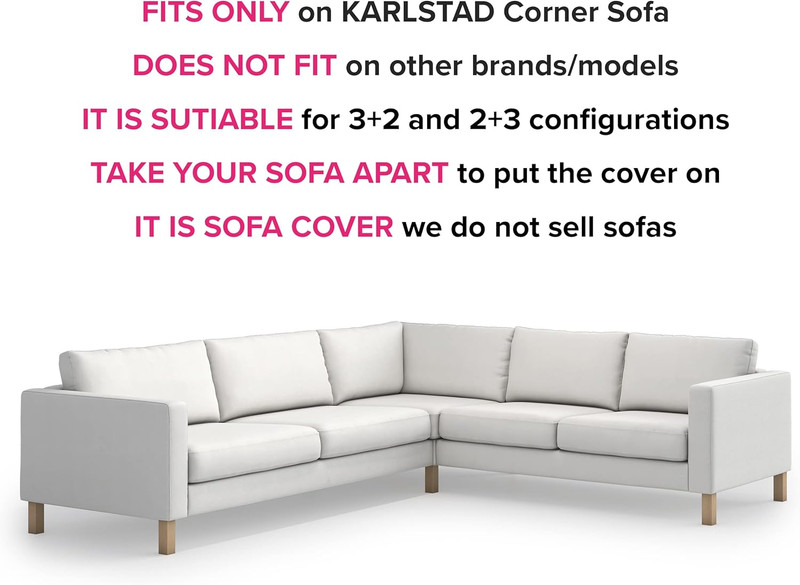 The Durable Karlstad Sofa Cover Replacement for IKEA Karlstad Couch Cover, Karls gallery