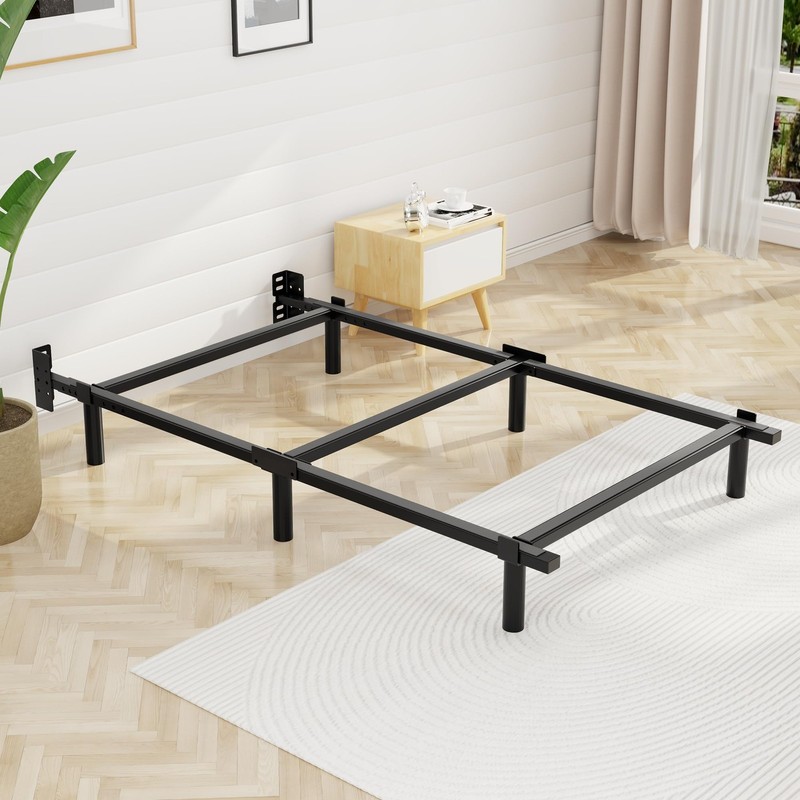 Twin Bed Frame, 7 Inch Basics Metal Bed Frame, Heavy Duty 9-Leg Base for Box ... gallery