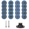 20 x 2" Roll Lock Flap Sanding Disc 40 60 80 120 Grit Die Grinder Quick Change gallery