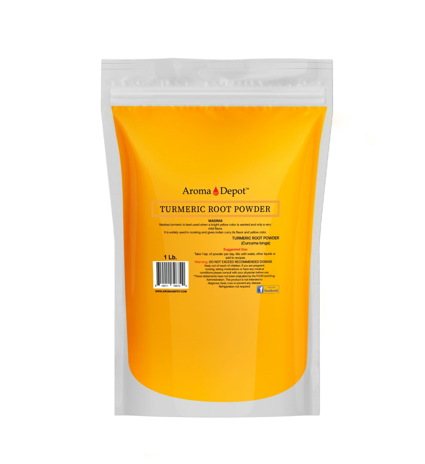1lb Turmeric Root Powder RAW Curcumin Curcuma longa Yellow 1 Libra Tumeric gallery
