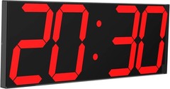 Big Digital Wall Clock 6 Inch Red Remote Countdown