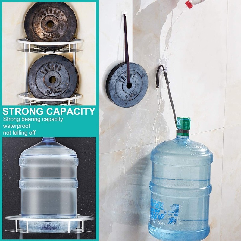 Shower Caddy Shelf Bathroom Corner Bath Rack Storage Holder Organizer gallery