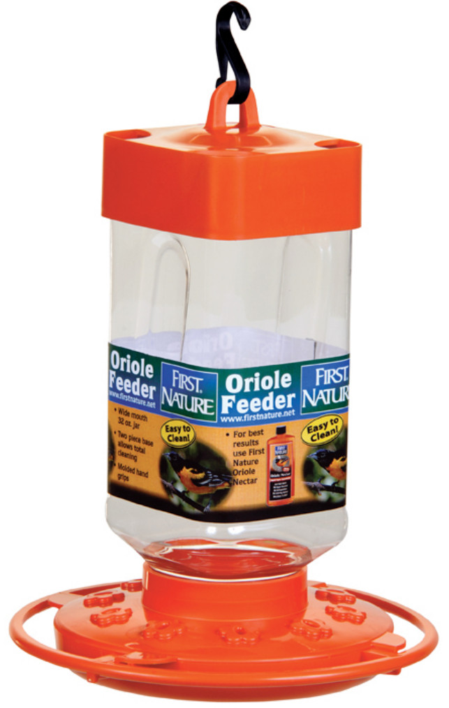 FIRST NATURE ORIOLE FEEDER 32 OZ WIDE MOUTH #3088 EASY FILL & CLEAN - 2 PACK USA gallery