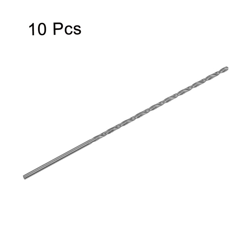 10Sets Extra Long Drill Bits 2mm HSS High Speed Steel Drill Bit 100mm Length gallery