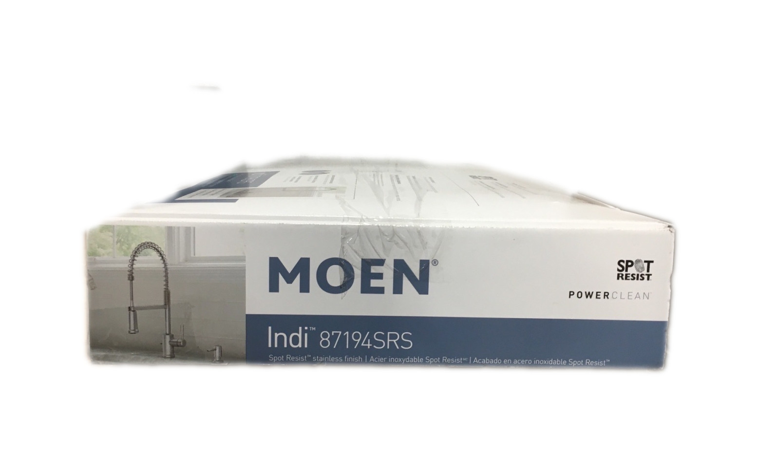 MOEN Indi Single-Handle Pre-Rinse Spring Pulldown Sprayer Kitchen Faucet gallery