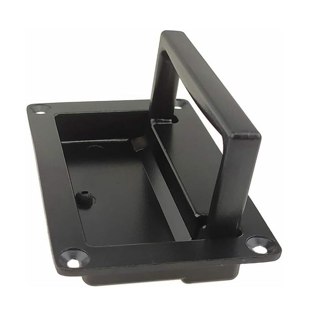 Zinc Alloy Recessed Pull Handle Container Handle Black Flush Lift Door 4.33" C77 gallery