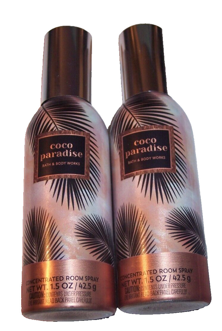10 Coco Paradise Bath & Body Works Concentrated Room Spray Set Lot 1.5 Oz Each gallery