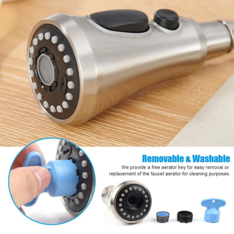 Standard Universal Spray Head Pull Down Kitchen Faucet Replacement Part USA gallery