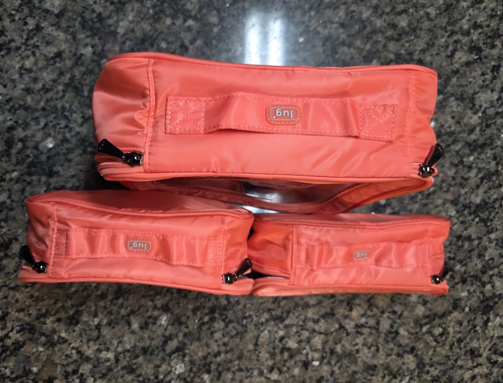 Lug Three Piece Insulated Bento - Orange Color Lunch Box - Open Box Excellent! gallery