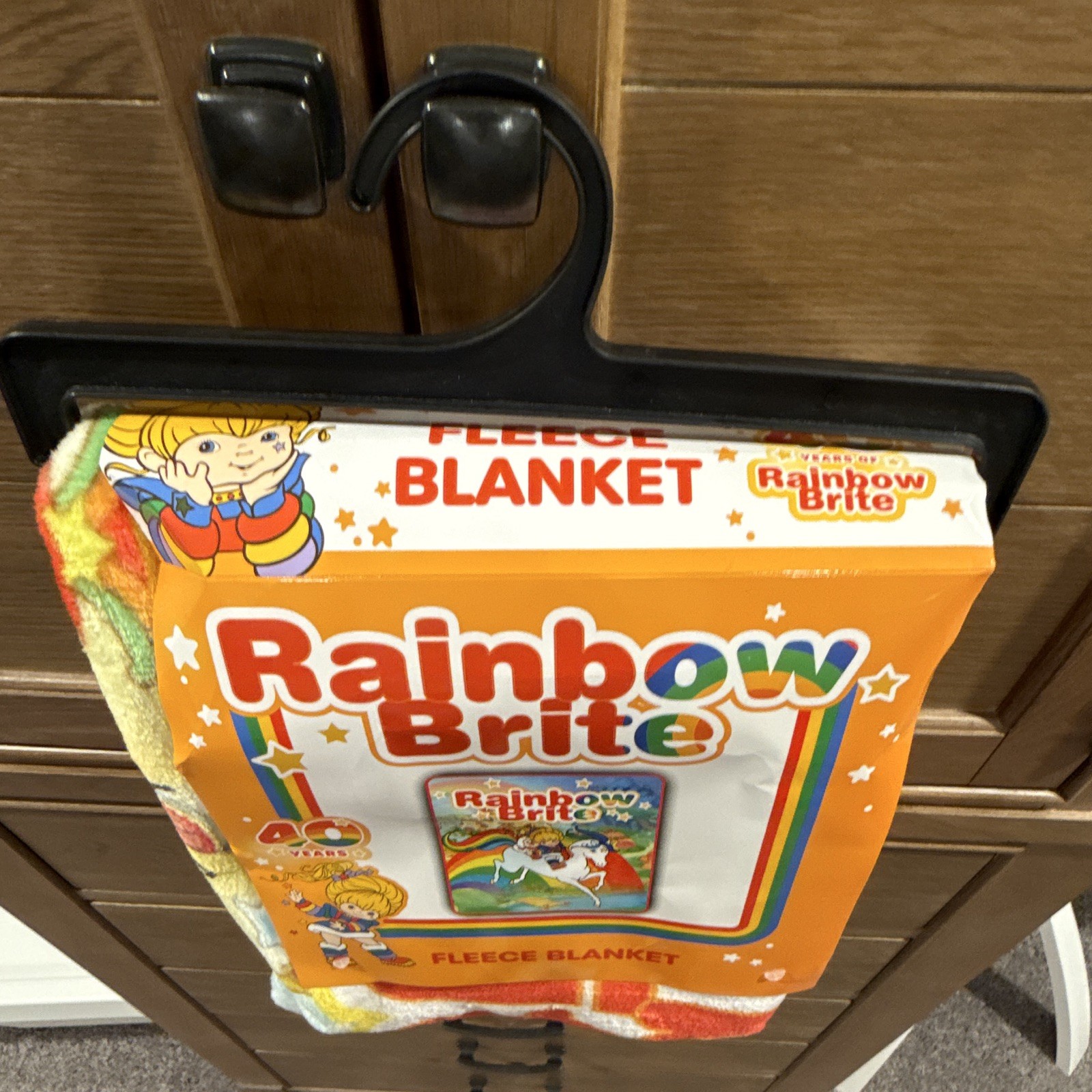 Rainbow Brite Fleece Blanket Multicolor Polyester 50x60in Rainbow Cartoon Theme gallery